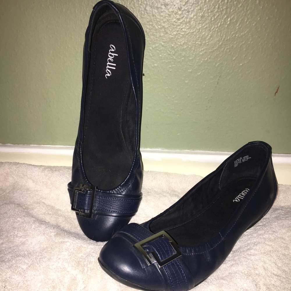 Abella blue flats